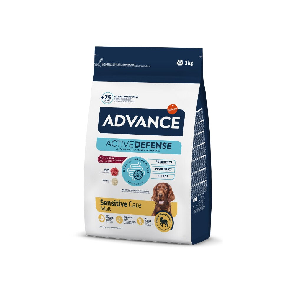 Advance Sensitive Lamb Kuzu Etli Yetişkin Köpek Maması 3 KG | SRC: Barcode: 8410650235448